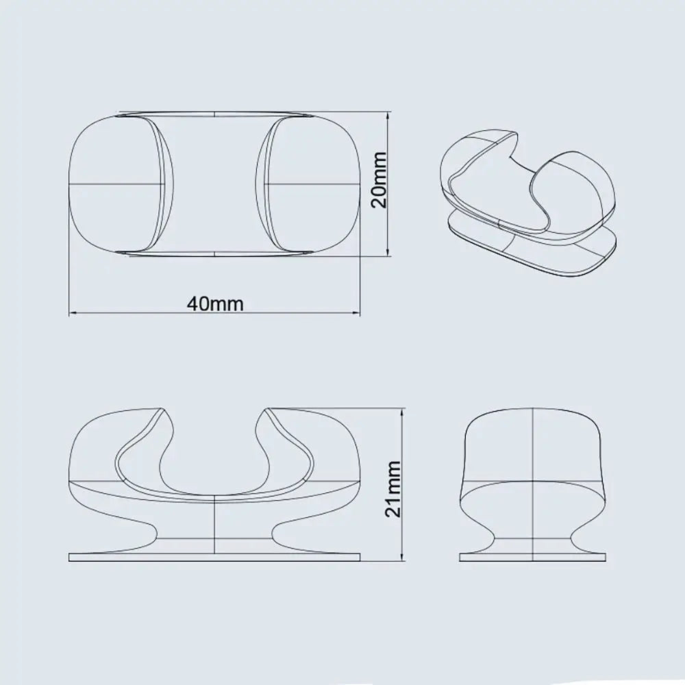 Rice Spoon Holder Silicone Storage Rack, Kitchen Wall-Mounted Cooker