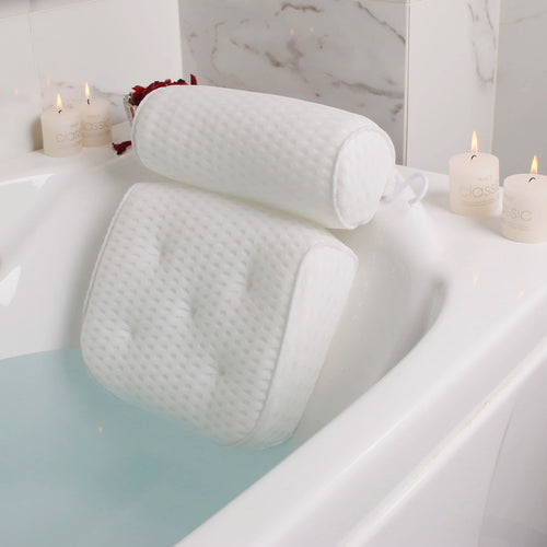 Bath Pillow for Bathtub Support Neck,Head and Back with Non-Slip