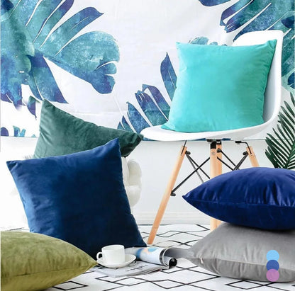 Pillow Cover Velvet Pillow Case 40x40cm For Living Room Sofa