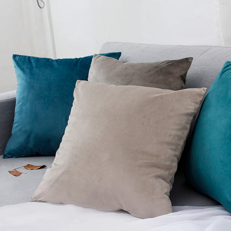 Pillow Cover Velvet Pillow Case 40x40cm For Living Room Sofa
