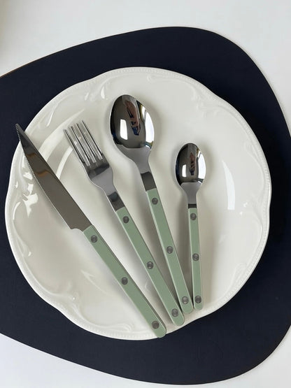 Elegant Modern Nordic Flatware Set Of 8 ( $4.9 Each ) - Bistrot Rivet