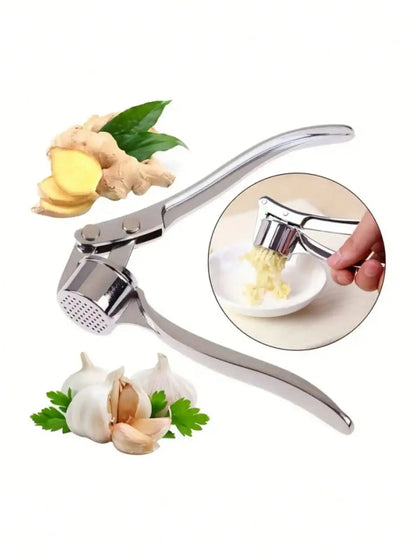 1pc, Garlic Press Washable Garlic Crusher Ginger Juicer Garlic Masher.