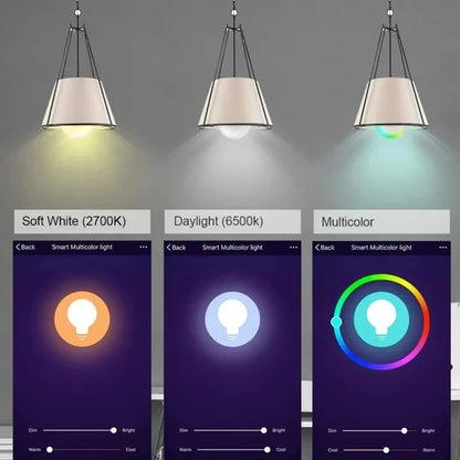 15W E27 Tuya LED Bulb Smart Life APP Control Dimmable RGB Color