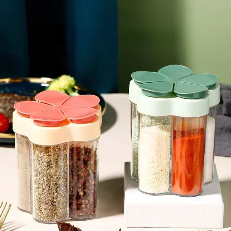 Seasoning Jar Plastic ContainerSeasoning Bottle Spice Organizer