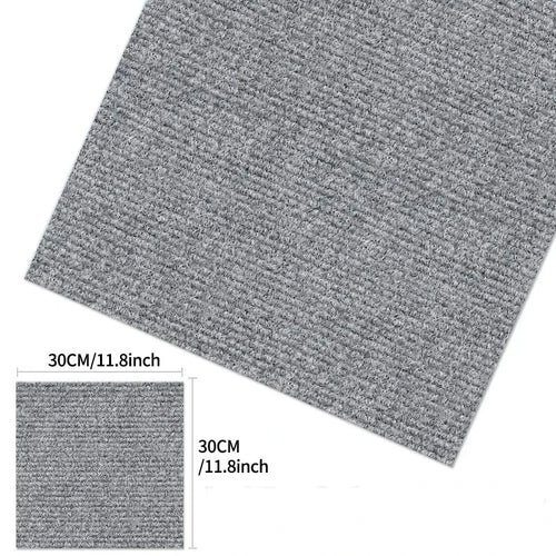50PCS Self-adhesive Carpet Square 30x30cm Peel Stick Removable Sticker