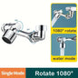 1080° Rotatable Extension Faucet Sprayer Head 2 Spray Modes Universal