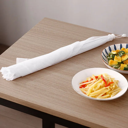 1pc White Square Folding Food Cover Outdoor and Indoor Dust-proof