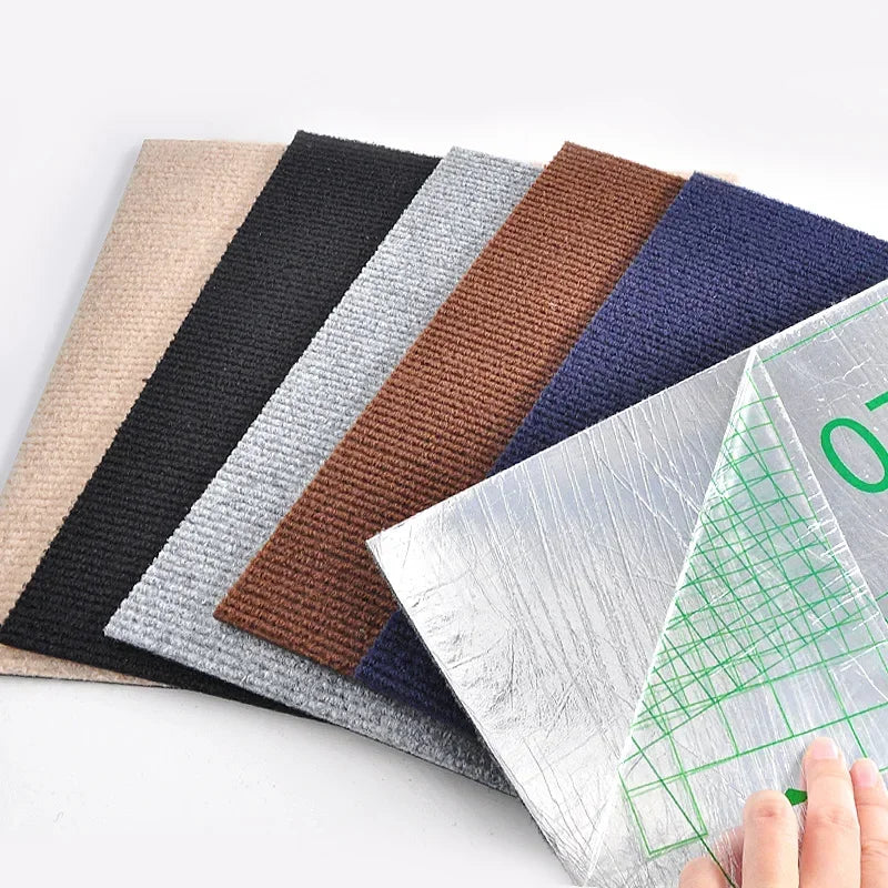 50PCS Self-adhesive Carpet Square 30x30cm Peel Stick Removable Sticker