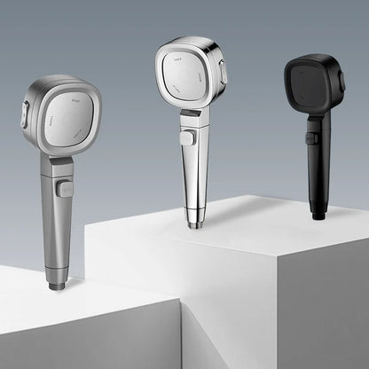 Musurjoy Bathroom Booster Shower Head, 3 Mode Adjustable Spray.