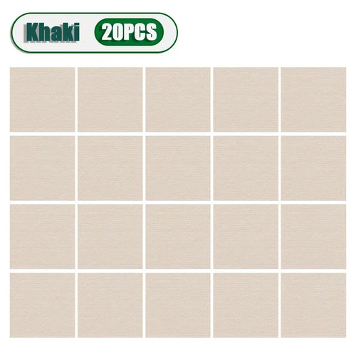 50PCS Self-adhesive Carpet Square 30x30cm Peel Stick Removable Sticker