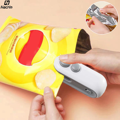 Mini Heat Bag Sealing Machine Plastic Bag Sealer Portable Thermal