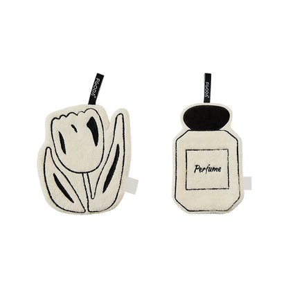 The new-style hand towel home convenient hanging double-layer