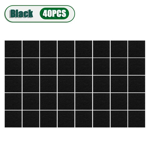 50PCS Self-adhesive Carpet Square 30x30cm Peel Stick Removable Sticker