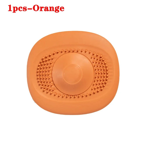 Bathroom Floor Drain Cover Press-type Washbasin Drain Hair Catcher