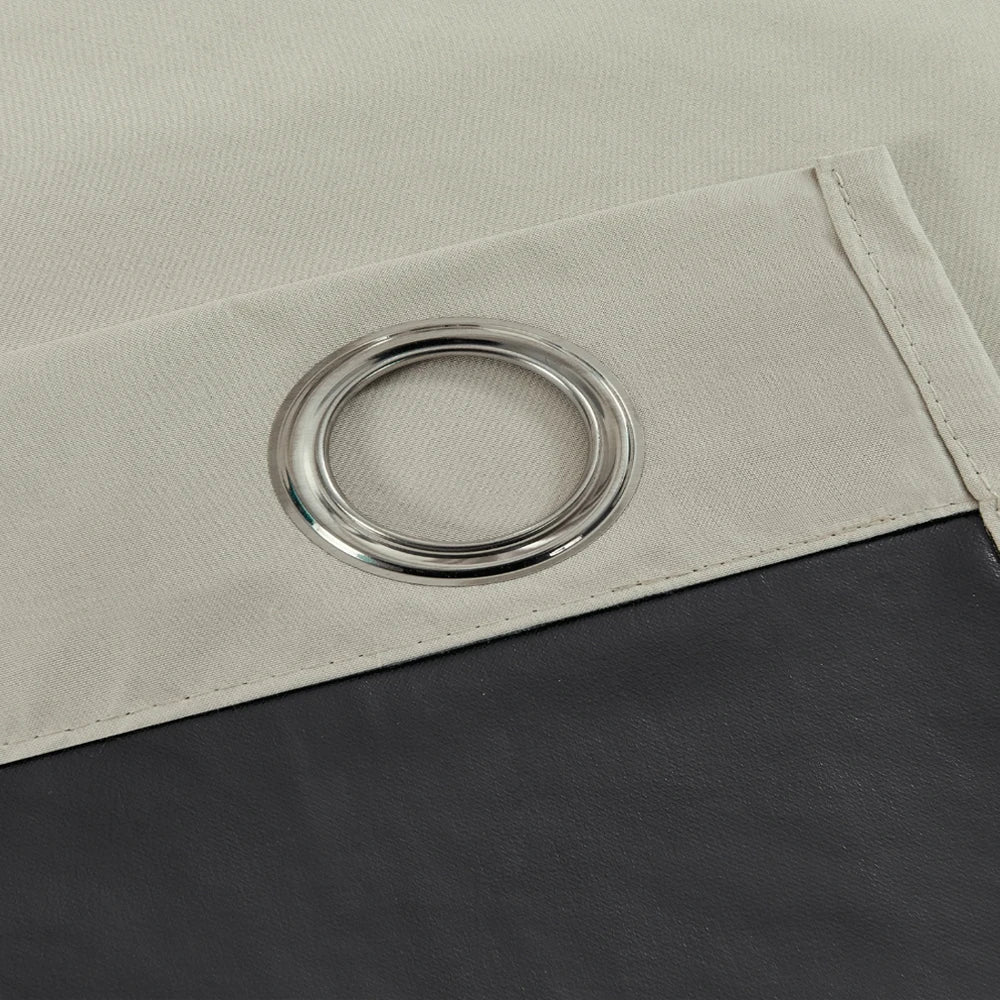 1pc Elegant Single Layer 100% Blackout Curtains With Top Ring Hole