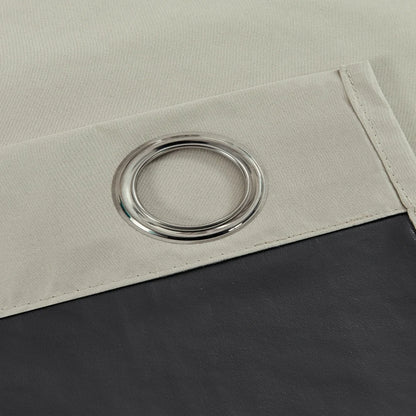 1pc Elegant Single Layer 100% Blackout Curtains With Top Ring Hole