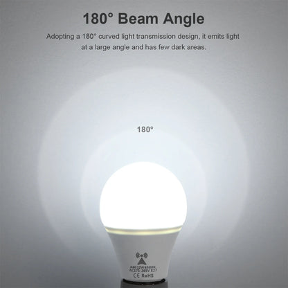 2PCS 220V 110V LED Night Light White Radar Human Body Induction Motion