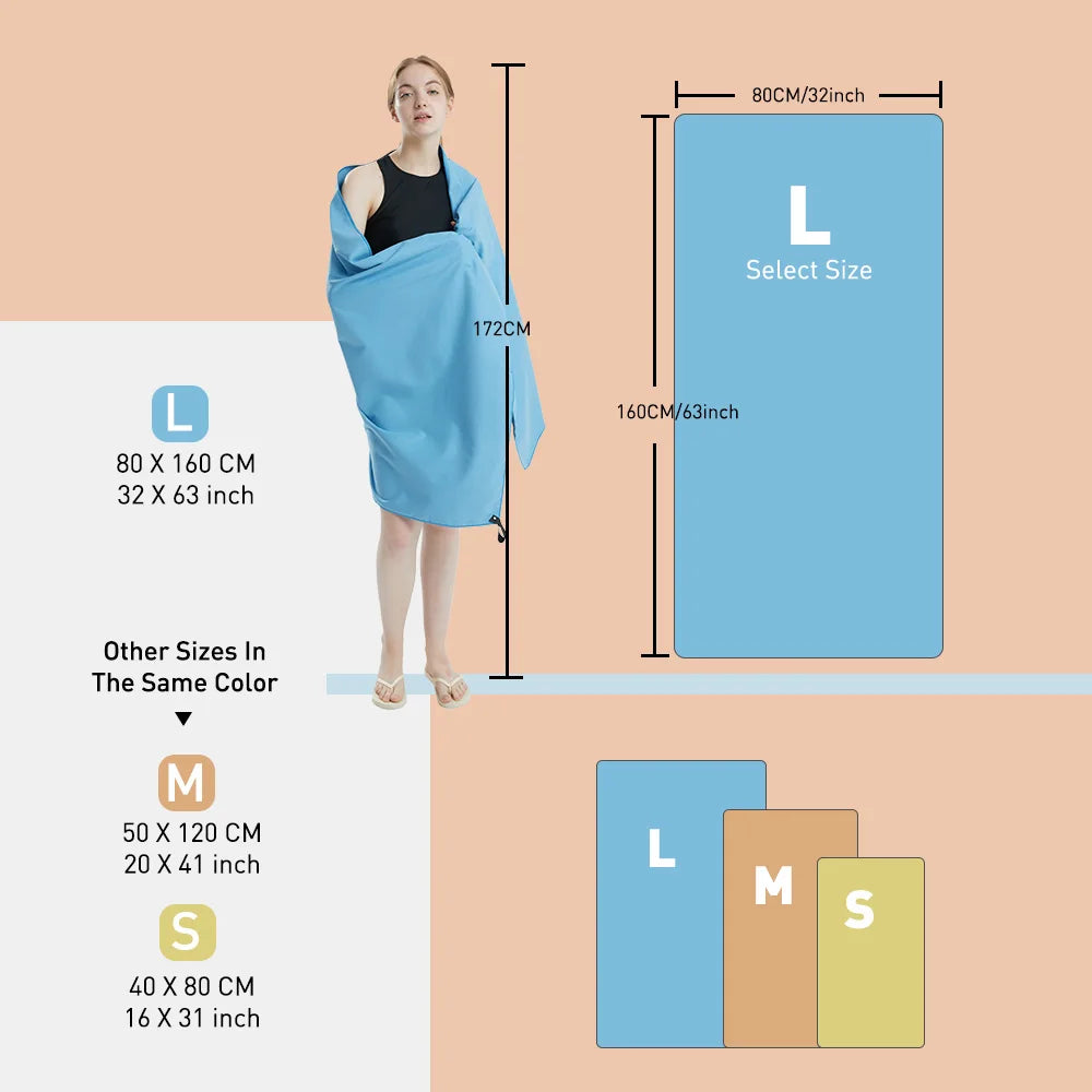 Microfiber Towel Quick Dry Towel Travel Towel Sports Towel Beach Towel