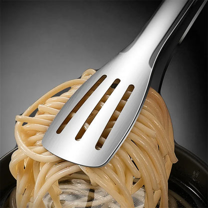 7/9/12inch Stainless Steel Food Clip Non Slip BBQ Tongs Silicone