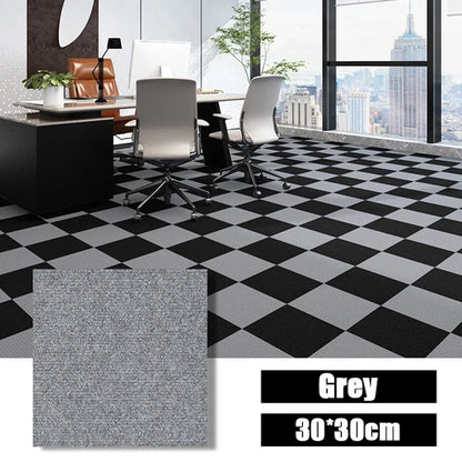 50PCS Self-adhesive Carpet Square 30x30cm Peel Stick Removable Sticker