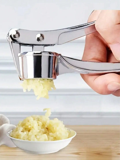 1pc, Garlic Press Washable Garlic Crusher Ginger Juicer Garlic Masher.