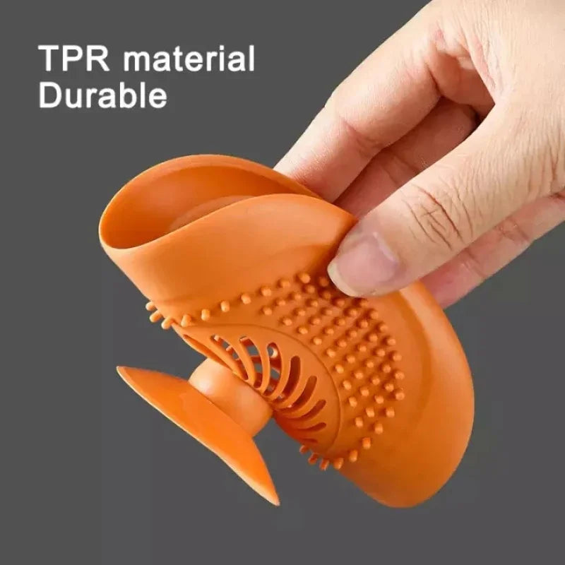 Bathroom Floor Drain Cover Press-type Washbasin Drain Hair Catcher