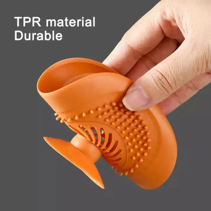 Bathroom Floor Drain Cover Press-type Washbasin Drain Hair Catcher