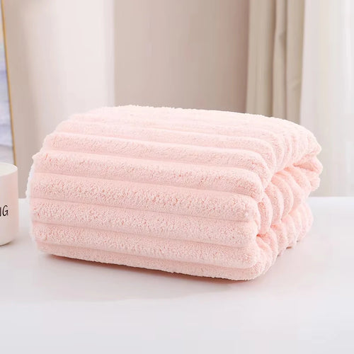 Coral fleece towel, large bath towel, thickened face towel, household