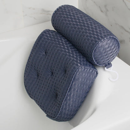 Bath Pillow for Bathtub Support Neck,Head and Back with Non-Slip