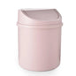 Mini Desktop Bin Small Trash Can Tube with Cover Bedroom Trash Can