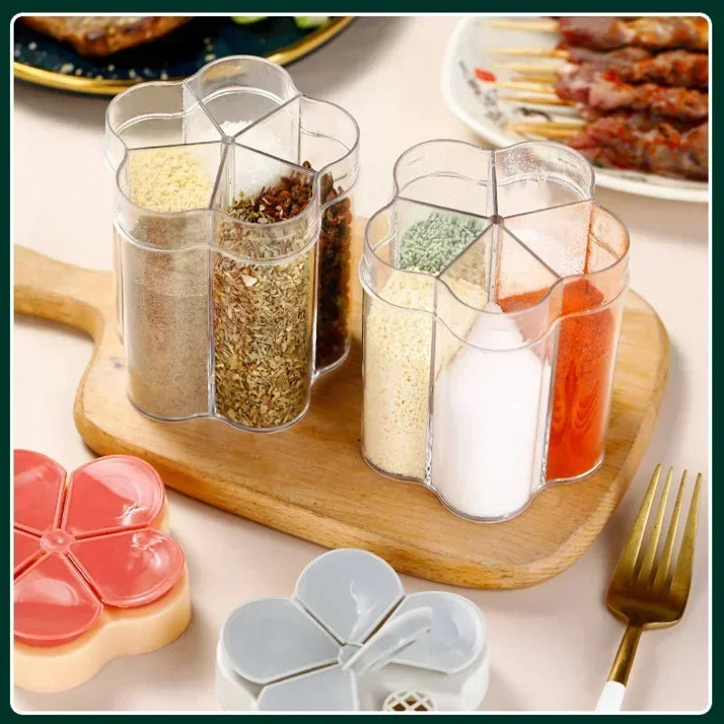 Seasoning Jar Plastic ContainerSeasoning Bottle Spice Organizer
