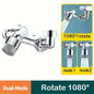 1080° Rotatable Extension Faucet Sprayer Head 2 Spray Modes Universal