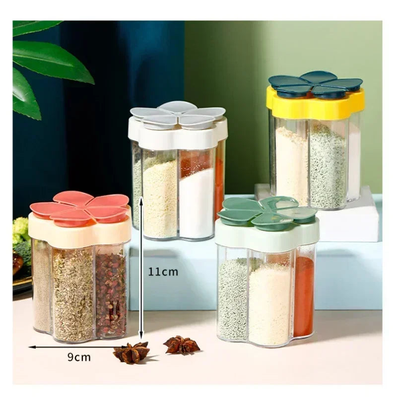 Seasoning Jar Plastic ContainerSeasoning Bottle Spice Organizer
