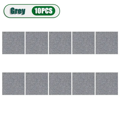 50PCS Self-adhesive Carpet Square 30x30cm Peel Stick Removable Sticker