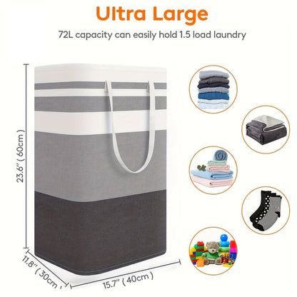 75L Large Laundry bags Baskets with Handles Durable Dirty Clothes