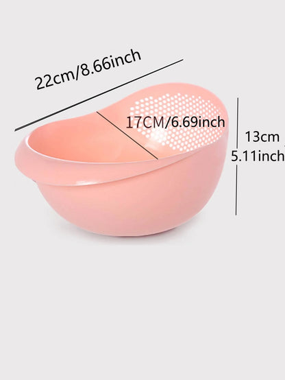 Kitchen washing rice magic washing rice sieve washing rice basin fine