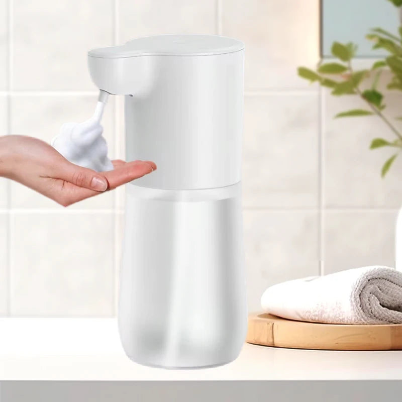 350ML Touchless Automatic Soap Foam Dispenser USB Rechargeable Foam