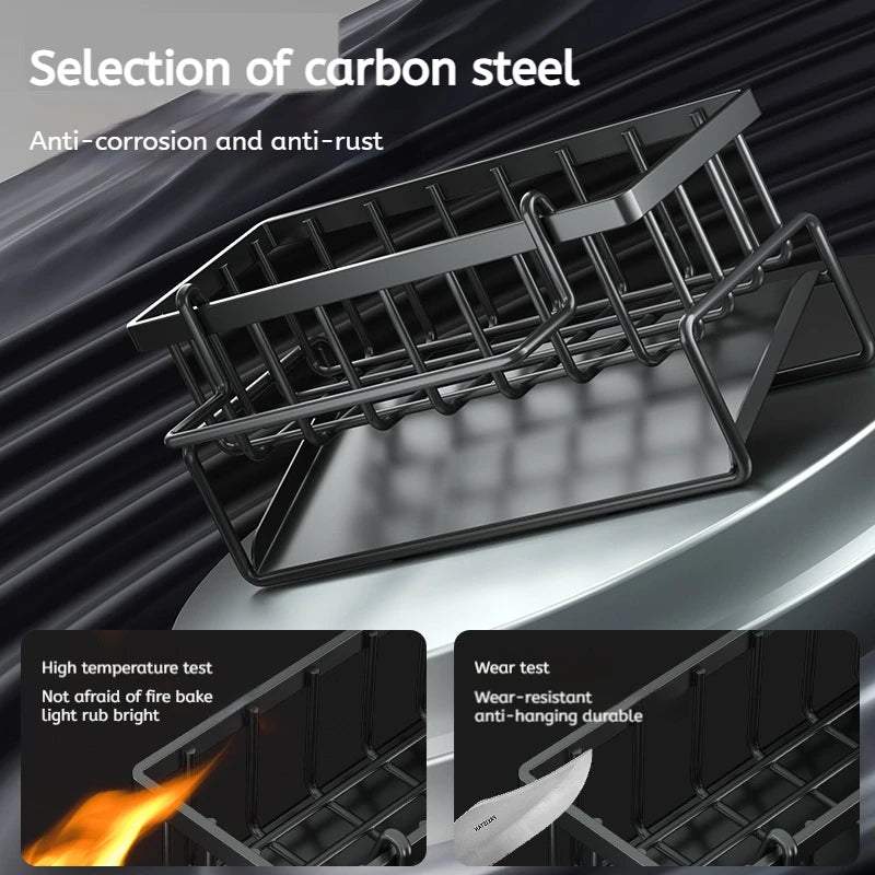 Multi-purpose Plastic Sponge Rack with Detachable Hangers-great for