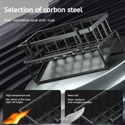 Multi-purpose Plastic Sponge Rack with Detachable Hangers-great for