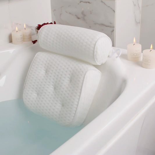 Bath Pillow for Bathtub Support Neck,Head and Back with Non-Slip