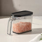 1 Sealed Pop-Top Seasoning Box with Spoon, Household Moisture-Proof