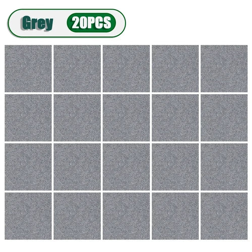 50PCS Self-adhesive Carpet Square 30x30cm Peel Stick Removable Sticker