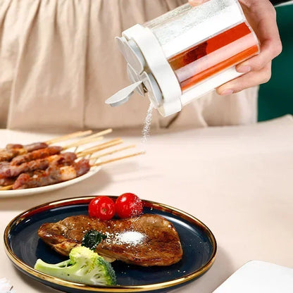 Seasoning Jar Plastic ContainerSeasoning Bottle Spice Organizer