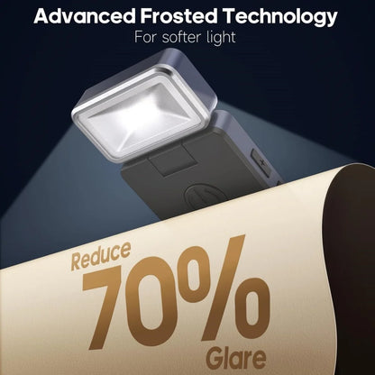 Usb Rechargeable Clip On LED Reading Light Portable Mini Reading Book