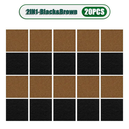 50PCS Self-adhesive Carpet Square 30x30cm Peel Stick Removable Sticker