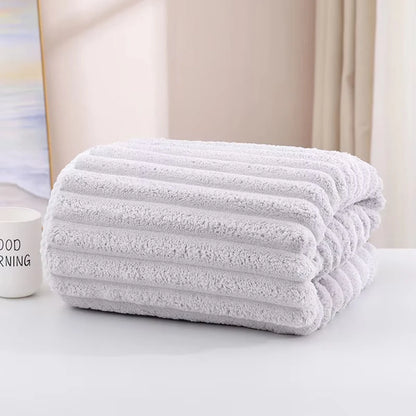 Coral fleece towel, large bath towel, thickened face towel, household