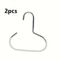5pcsVersatile Manganese Steel Round Hook - Perfect for Hats, Ties,
