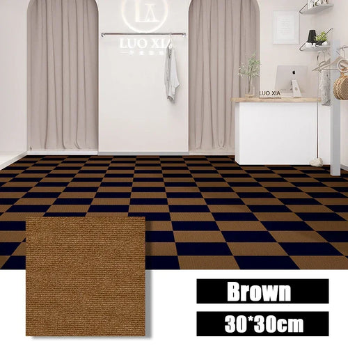 50PCS Self-adhesive Carpet Square 30x30cm Peel Stick Removable Sticker