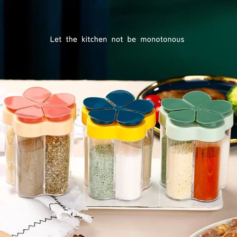 Seasoning Jar Plastic ContainerSeasoning Bottle Spice Organizer
