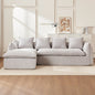 LuneluX_Home – Oversized 3-Seater L-Shape Sofa with Chaise